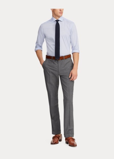 Men's Ralph Lauren Gregory Wool Serge Trousers | 987043GHD